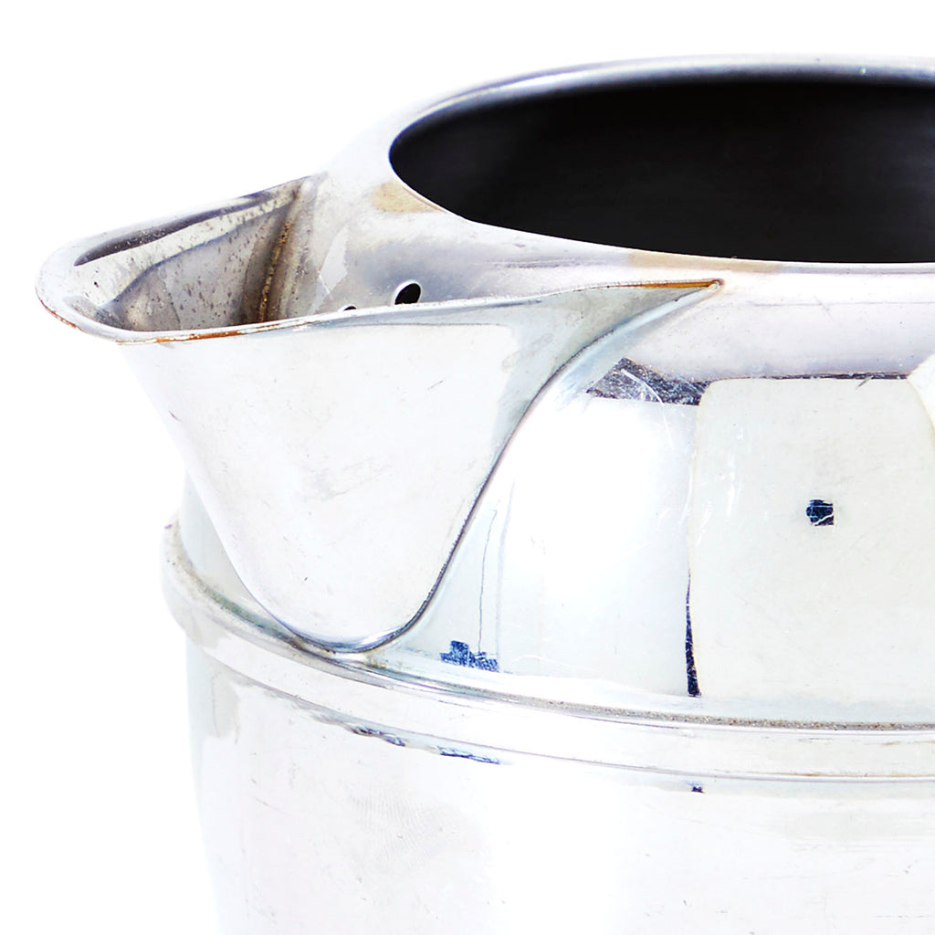 Chrome - Red Handle Water Pitcher