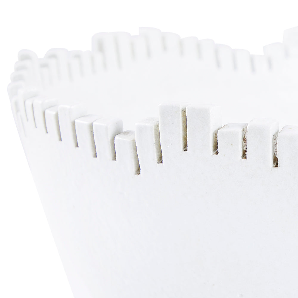 White Handmade Ceramic Decorative Bowl