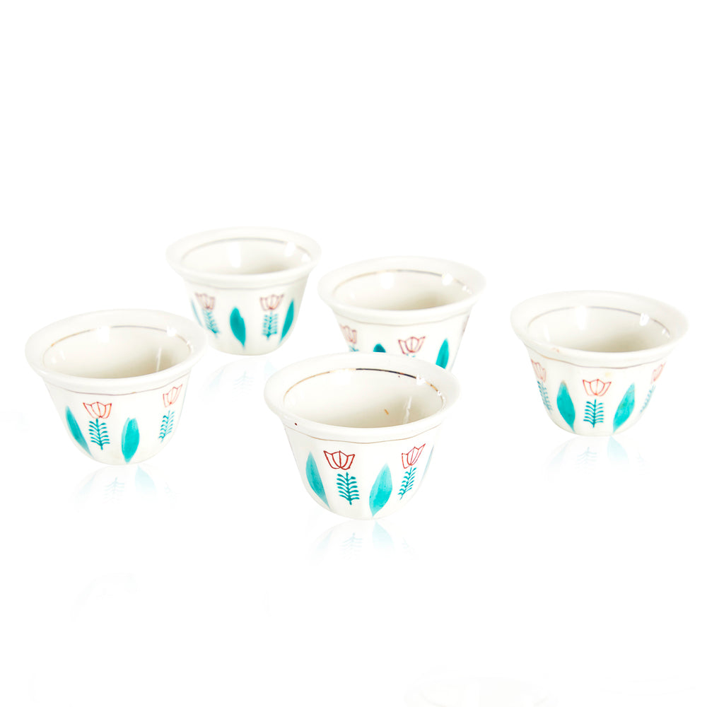 White Ceramic Tea Cups