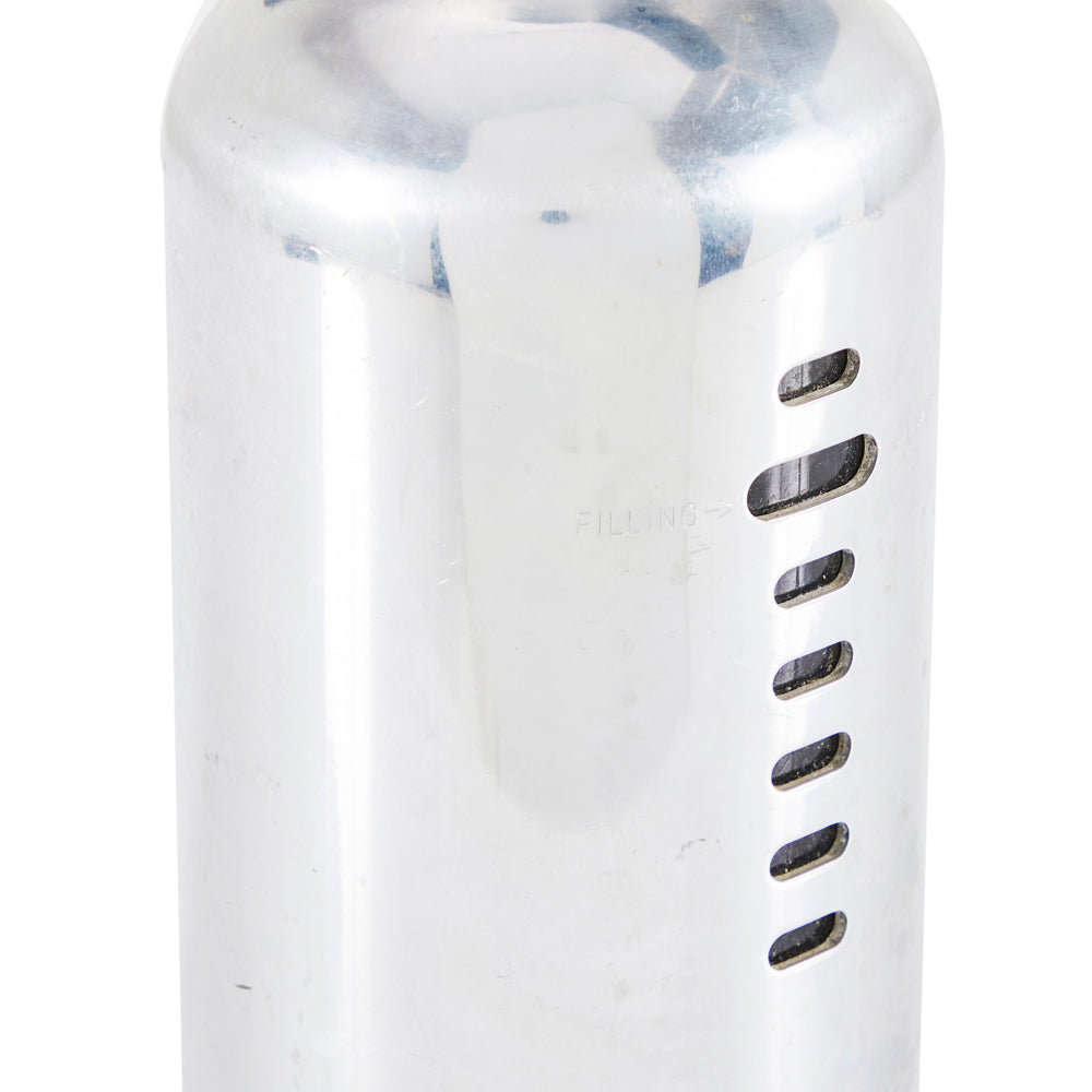 Vintage Chrome Seltzer Bottle