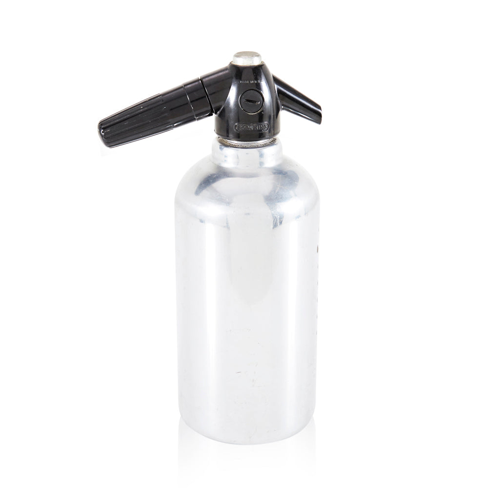 Vintage Chrome Seltzer Bottle
