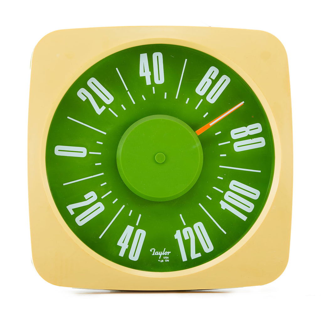 Vintage Green Wall Thermometer