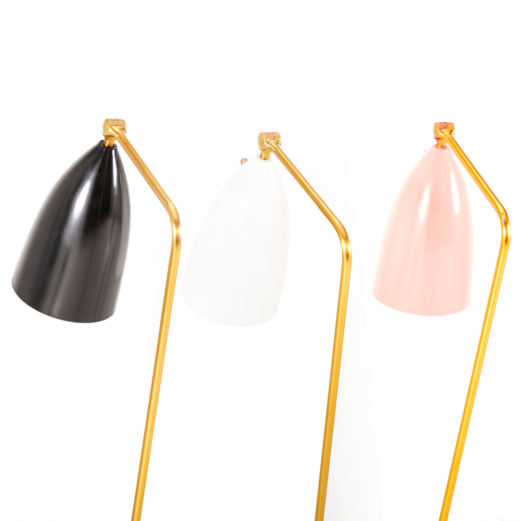 Grasshopper Floor Lamp - Gold & Black
