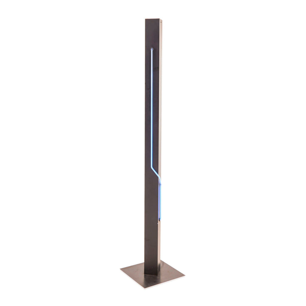 Black Neon Column Floor Lamp