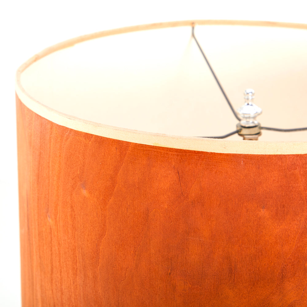 Wooden Concave Pattern Lamp