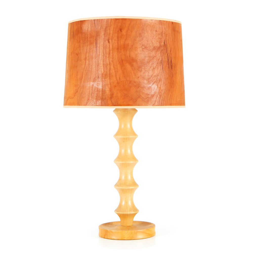 Wooden Concave Pattern Lamp