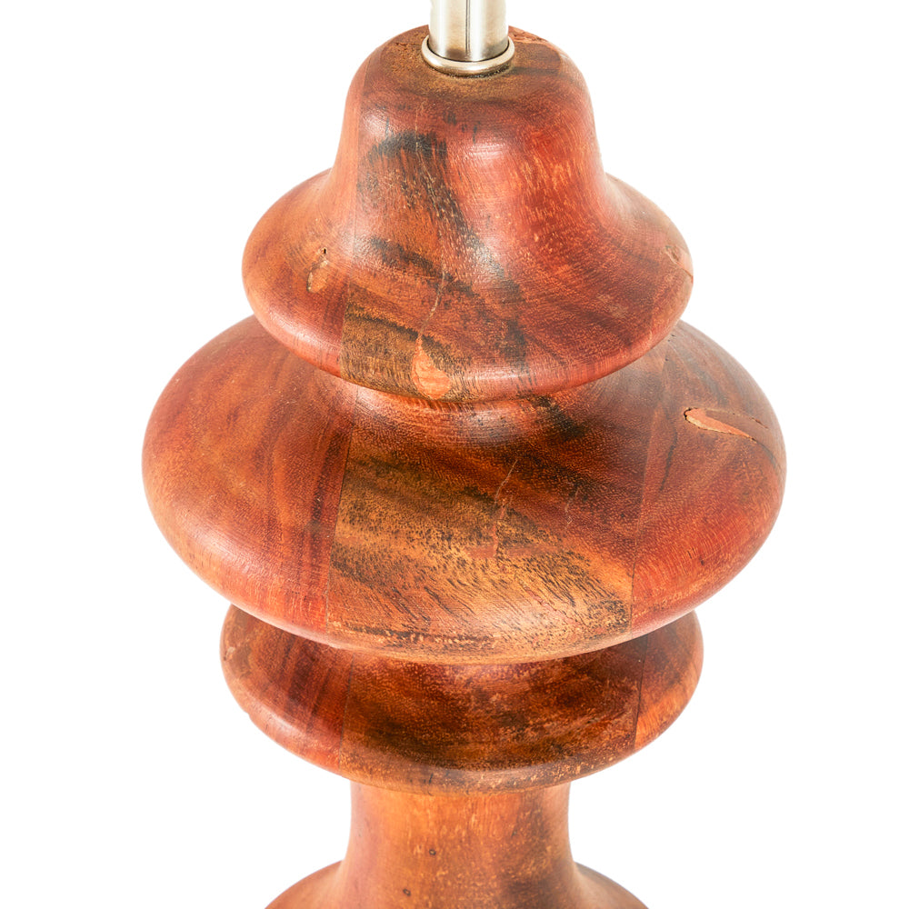 Wood Pepper Mill Base Table Lamp