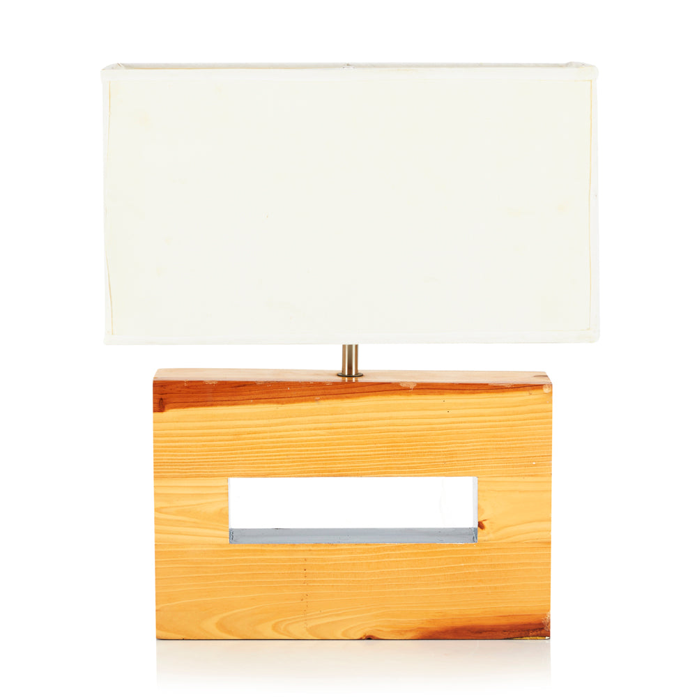 Rectangular Wooden Lamp