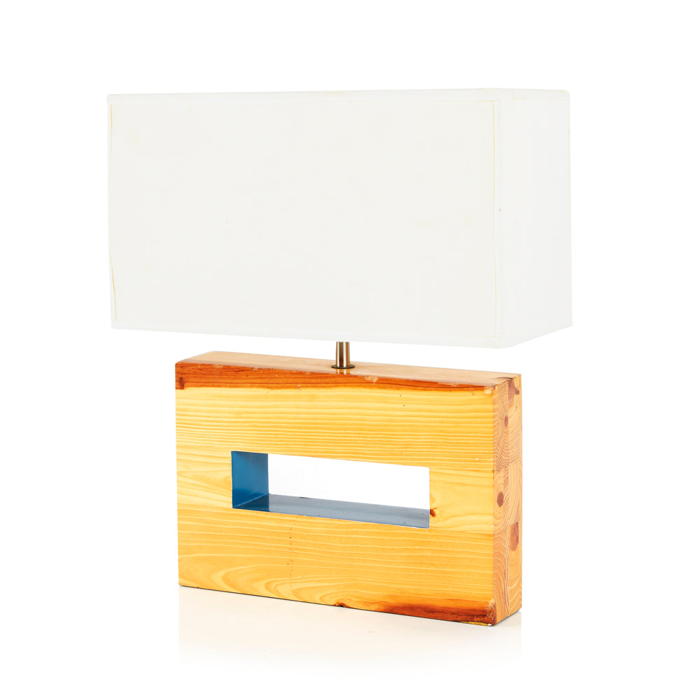 Rectangular Wooden Lamp