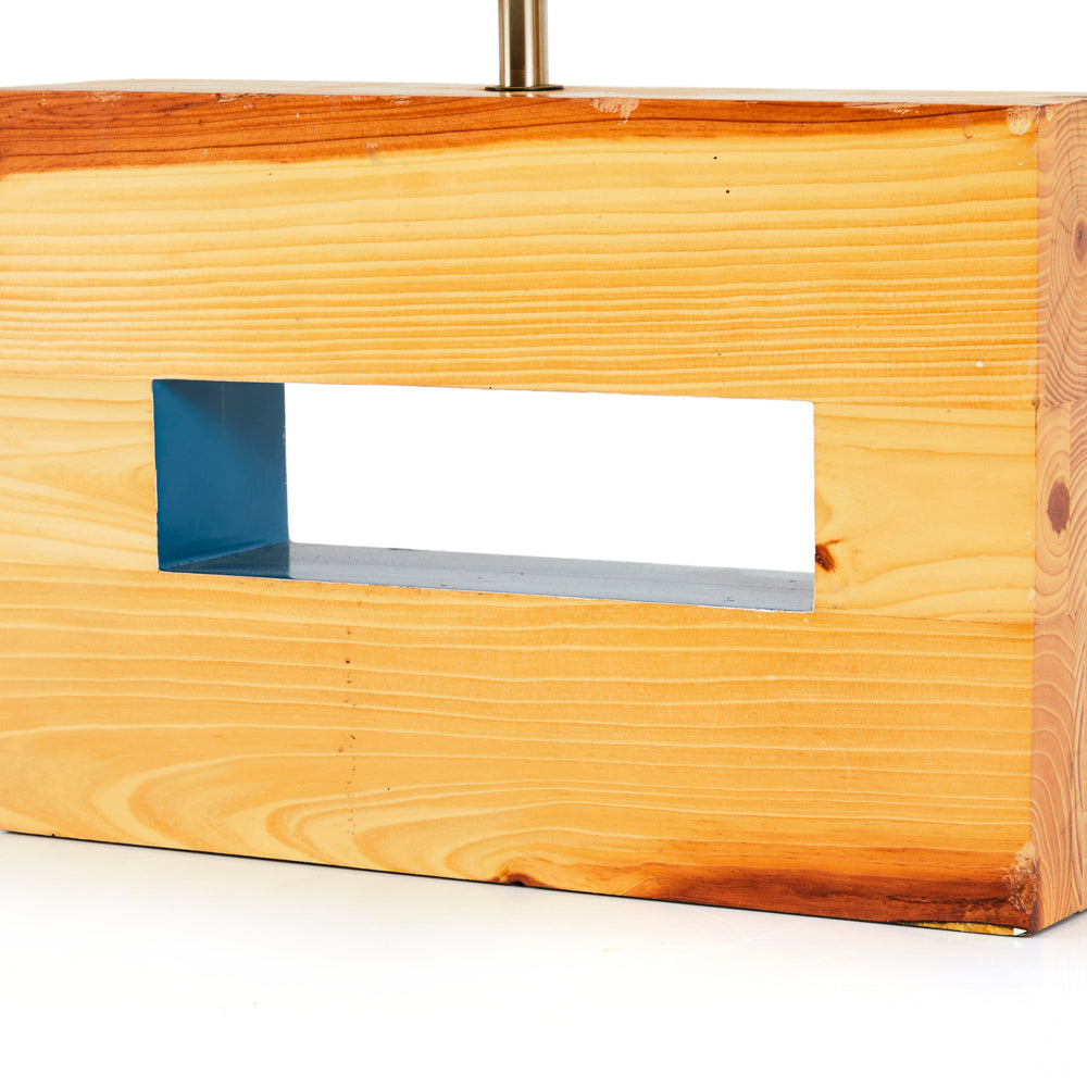 Rectangular Wooden Lamp