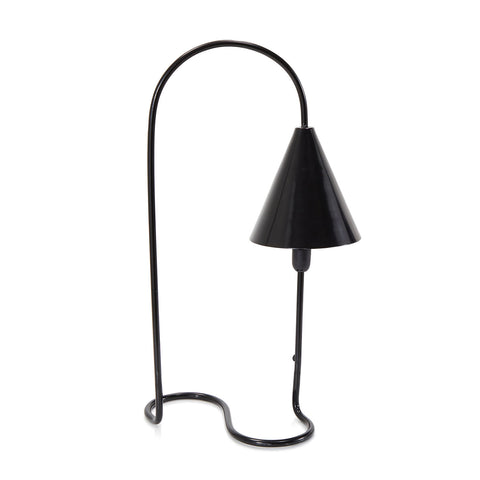 Black Modern Curved Infinity Lamp