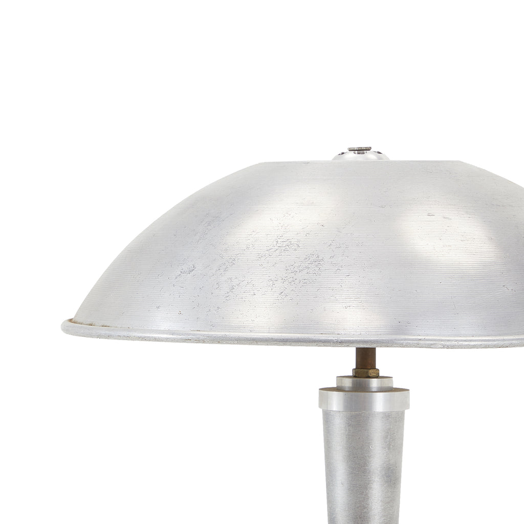 Aluminum Dome Tall Table Lamp