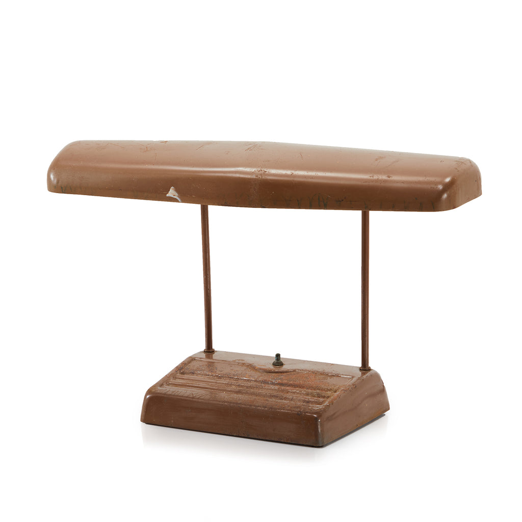 Brown Metal Desk Lamp
