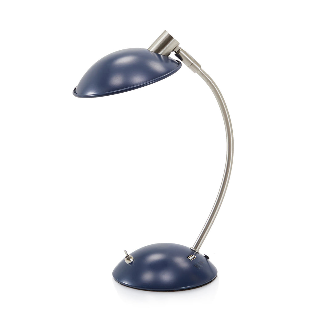 Navy Dome Desk Lamp