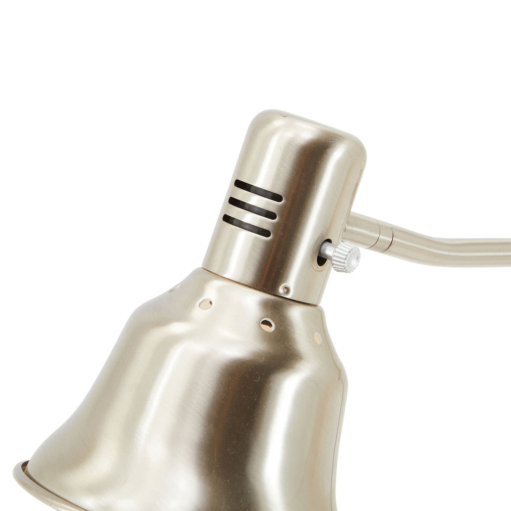 Silver Contemporary Desk Lamp
