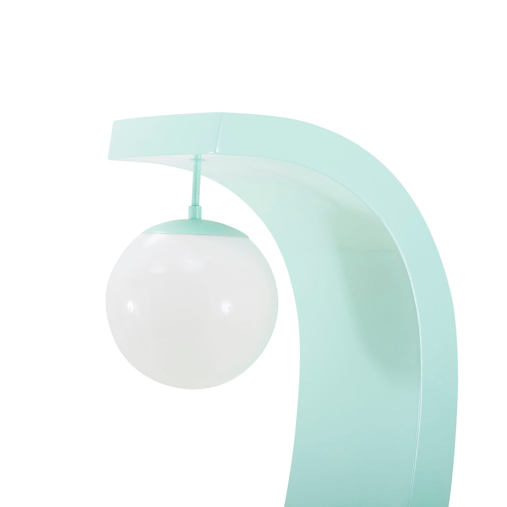 Large Mint Modeline Floor Lamp