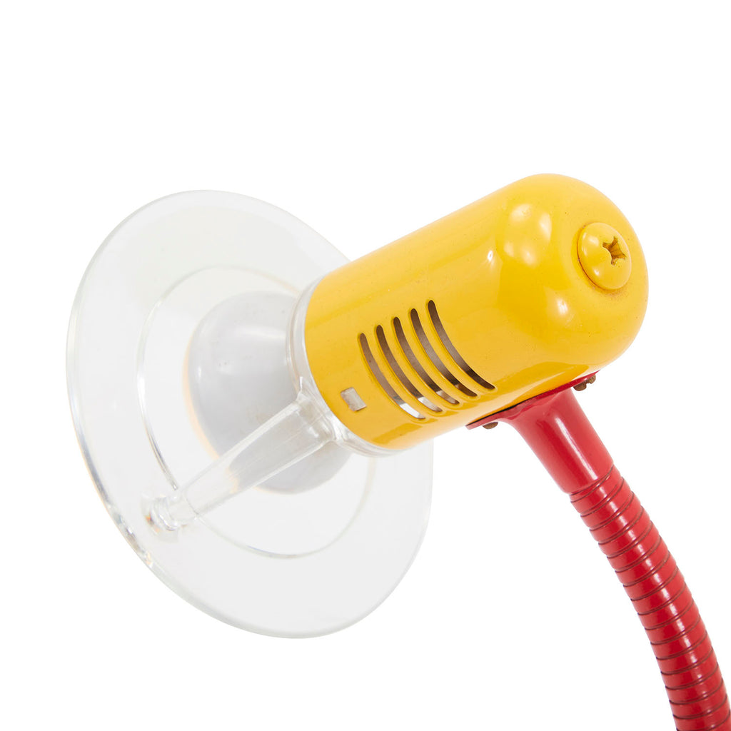 Red & Yellow Memphis Style Gooseneck Table Lamp