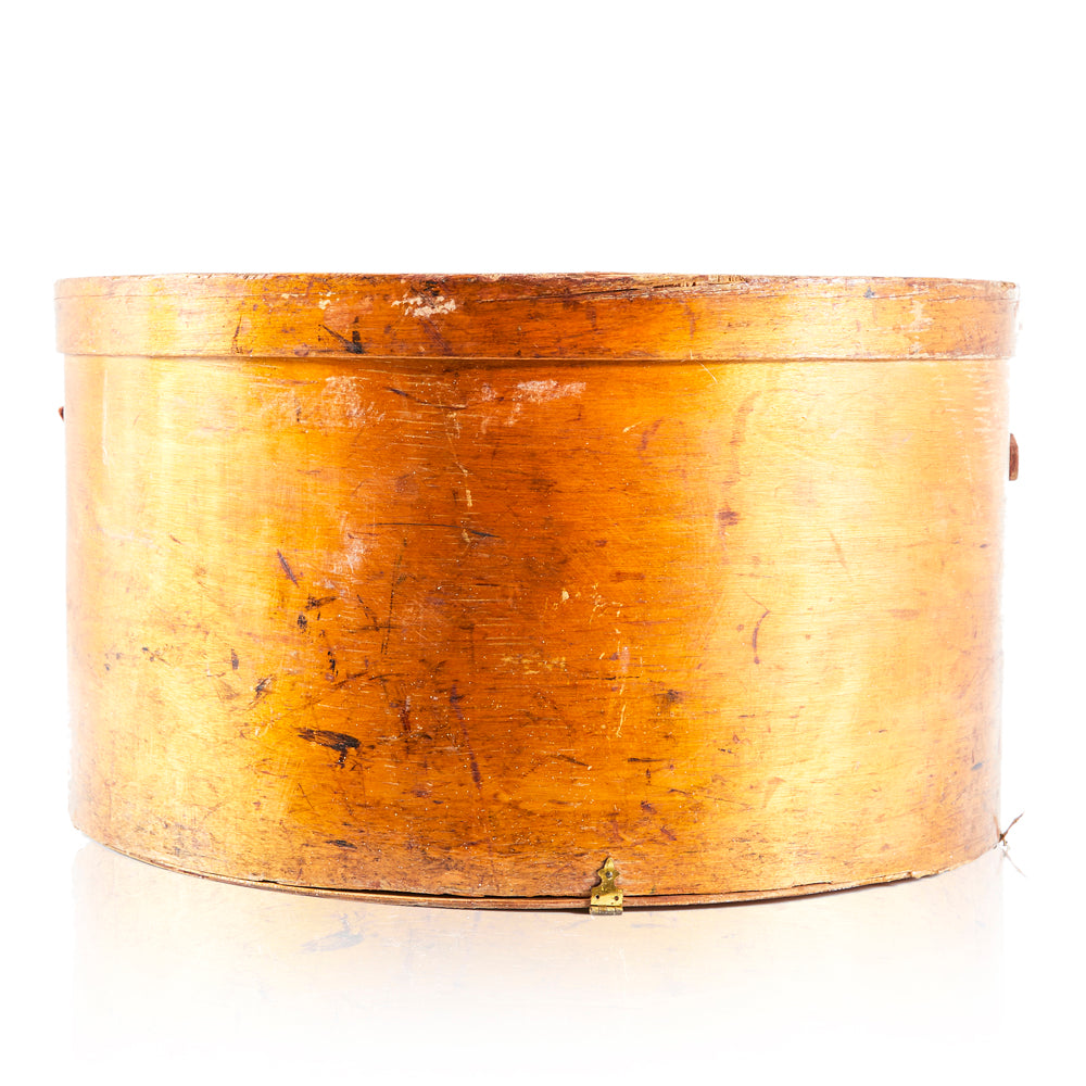 Wood Vintage Hat Box