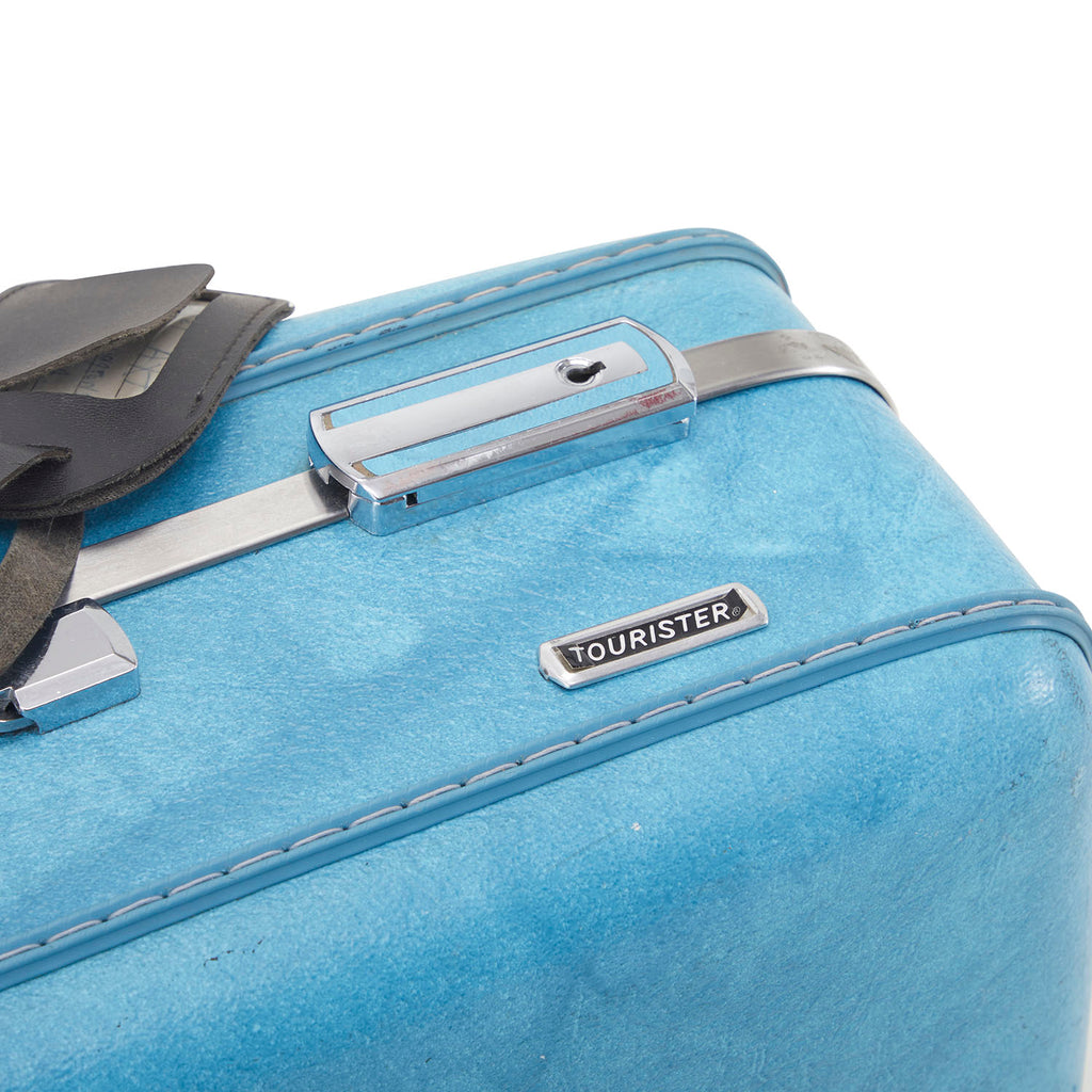 Vintage Blue Suitcase Medium