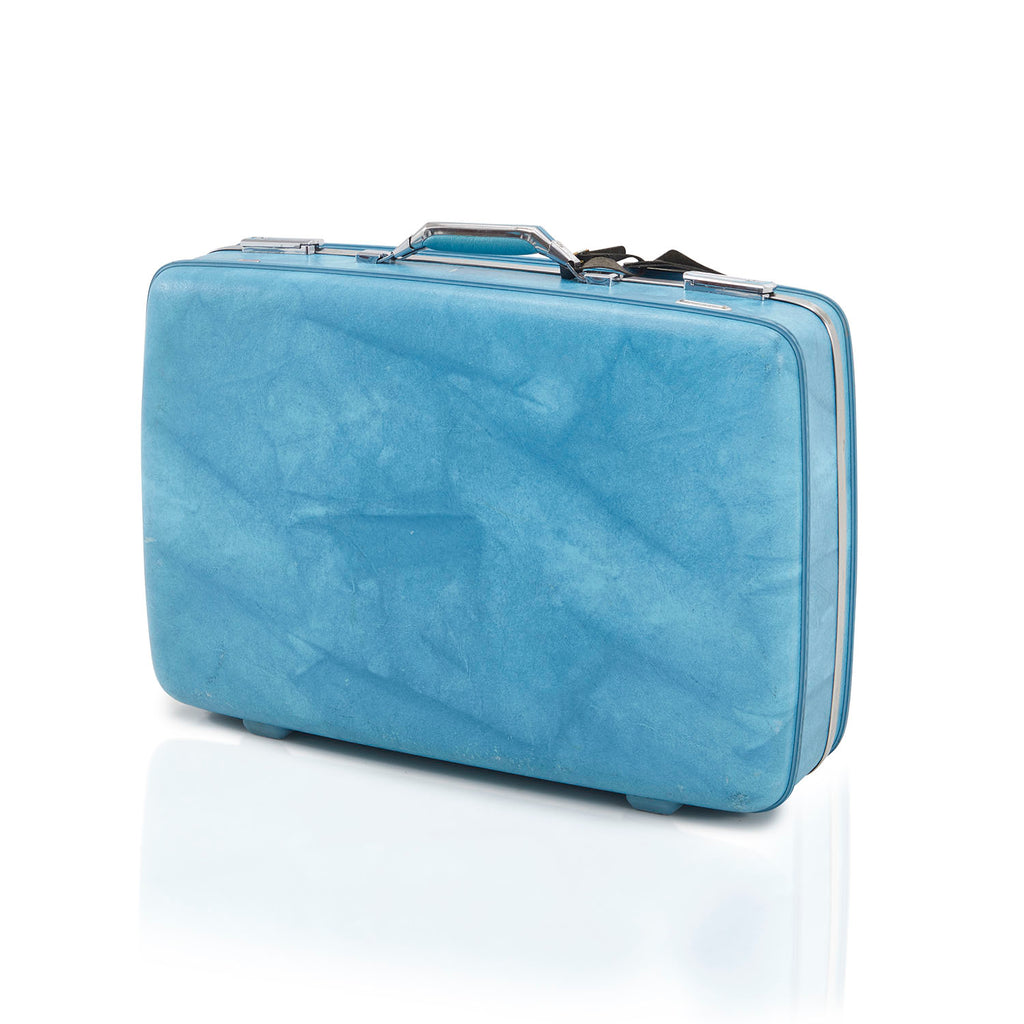 Vintage Blue Suitcase Medium