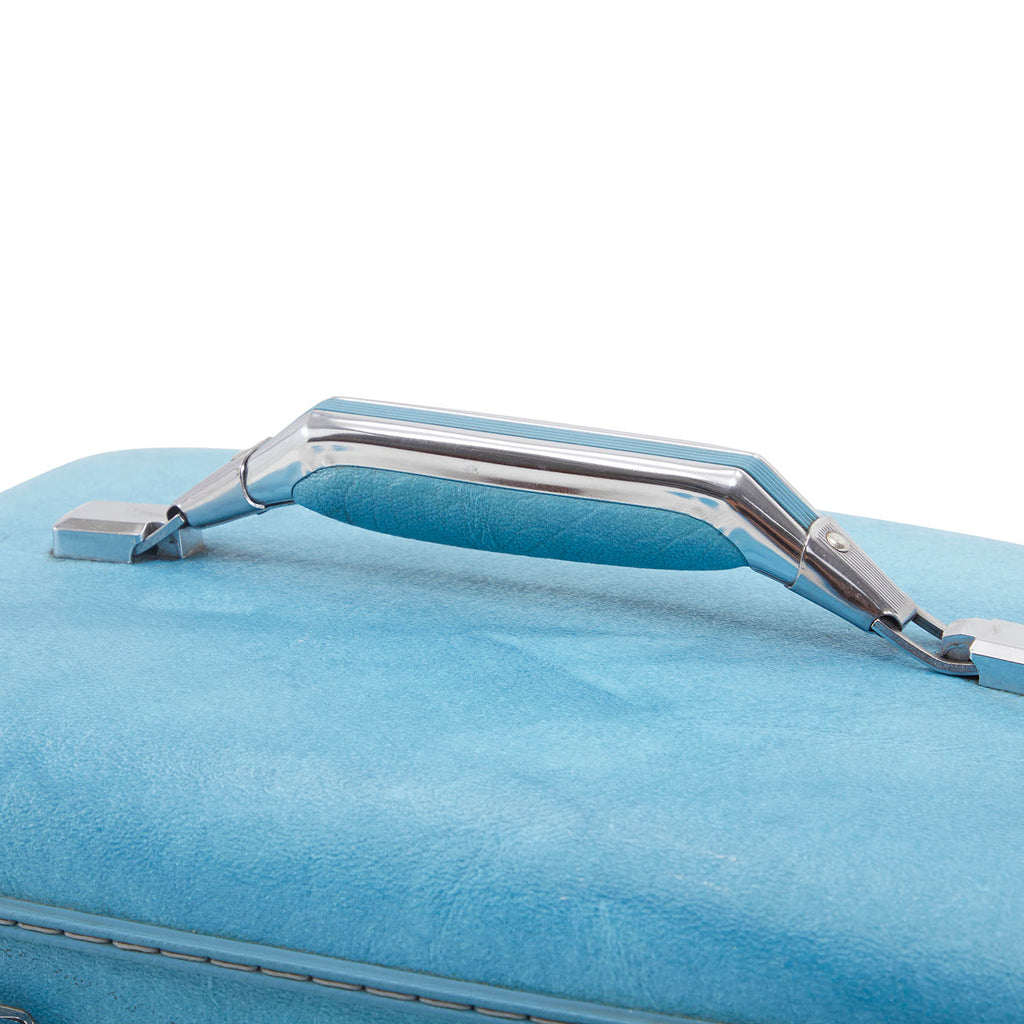 Vintage Blue Suitcase Medium 2