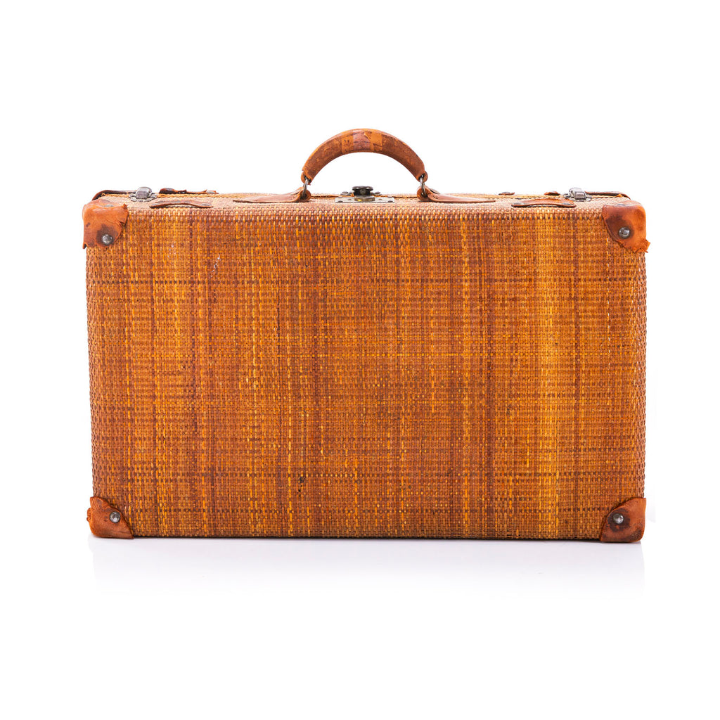 Wicker Woven Suitcase