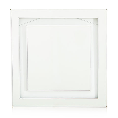 Silver Trim Square Mirror Frame with Mirror
