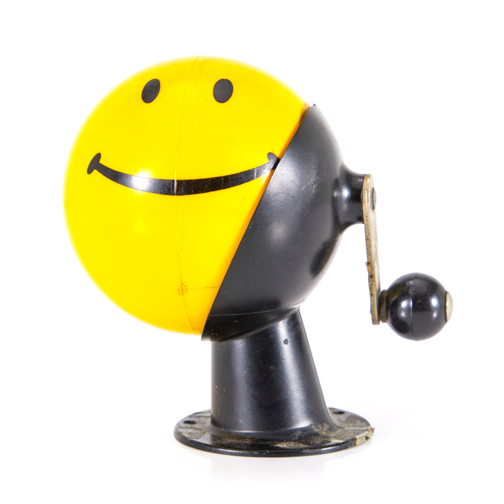 Yellow Smiley Face Pencil Sharpener