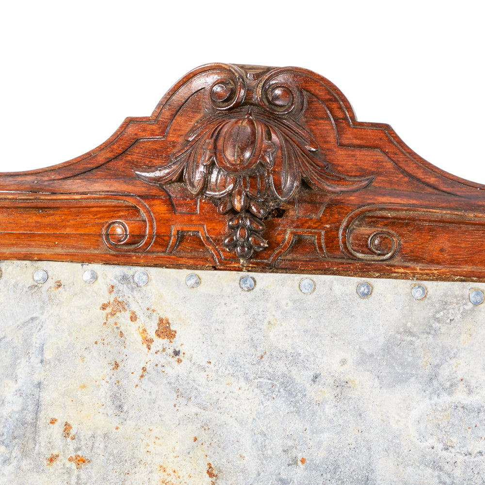 Silver Rustic Wood Sofa