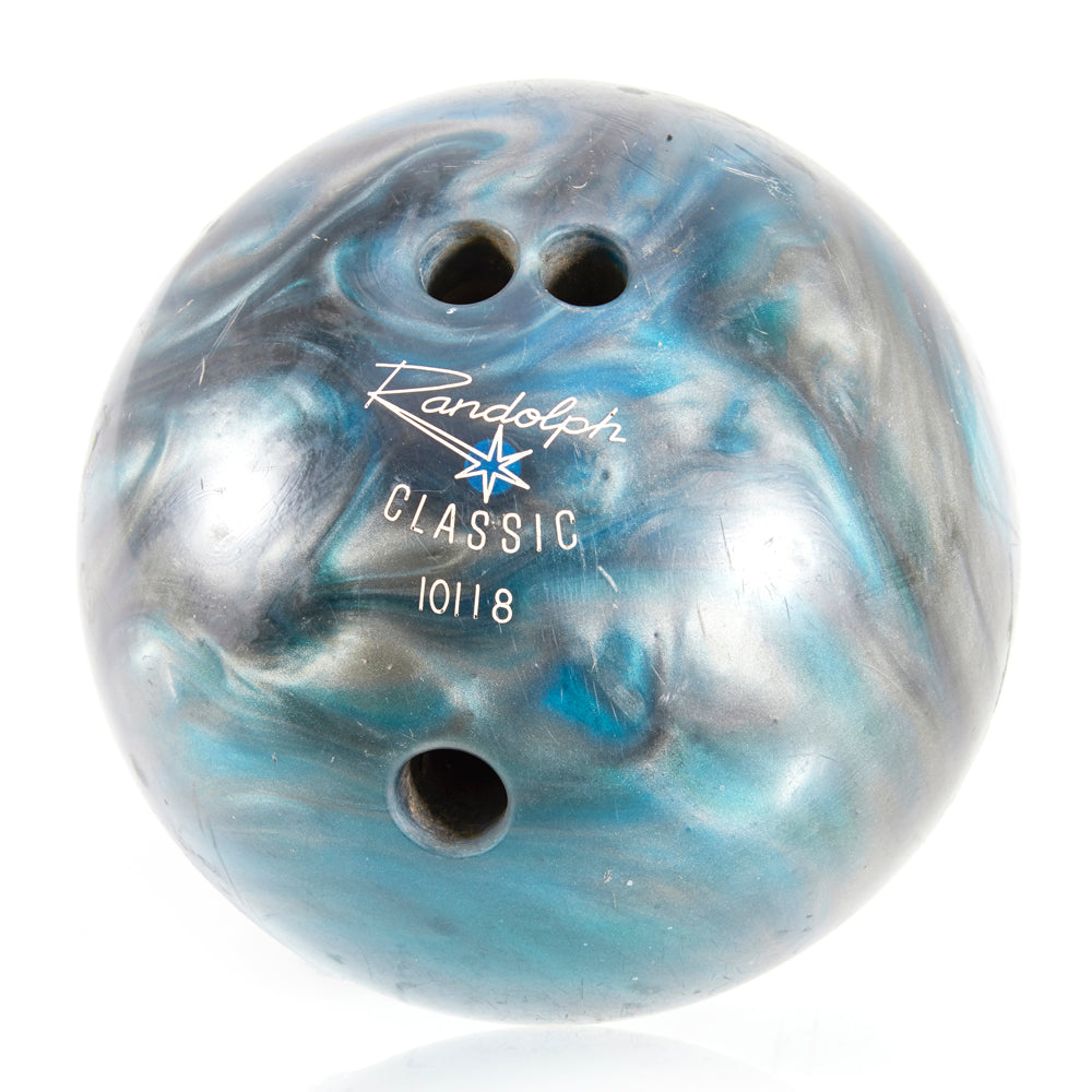 Blue Randolph's Bowling Ball