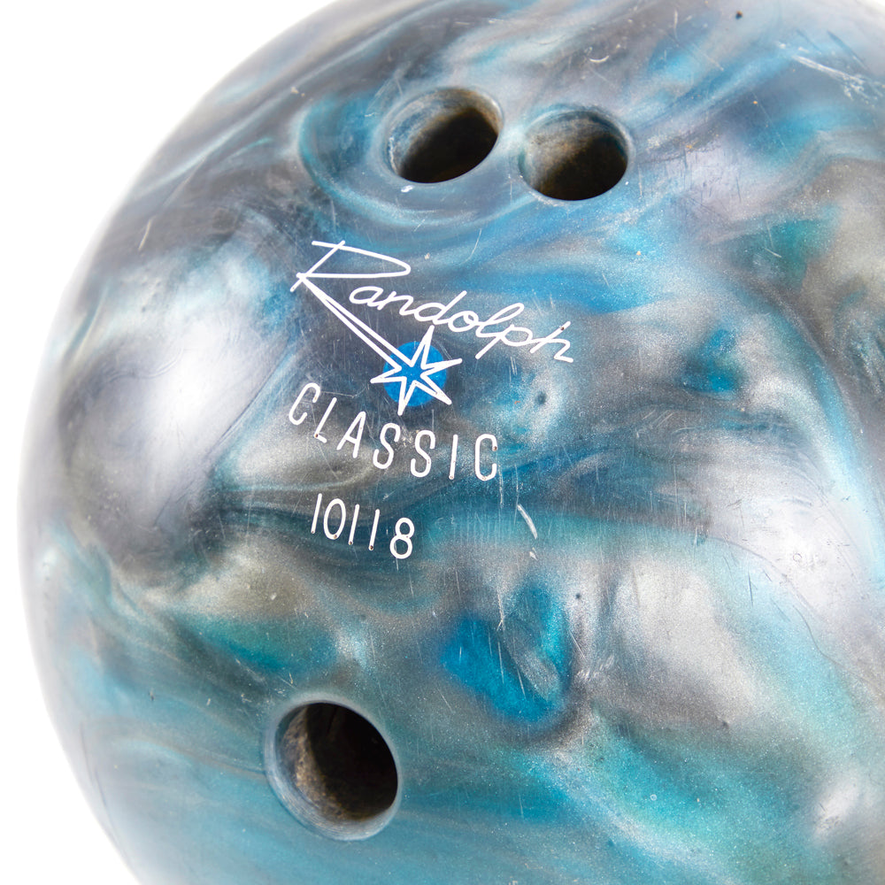 Blue Randolph's Bowling Ball