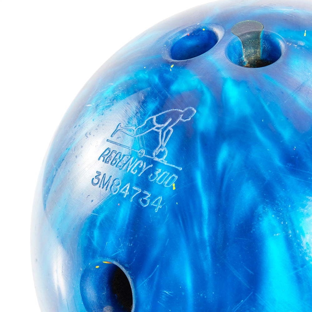 Blue Marbled Regency Bowling Ball