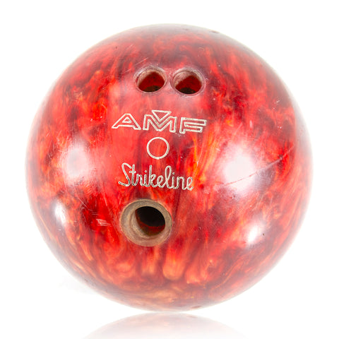 Red AMF Bowling Ball