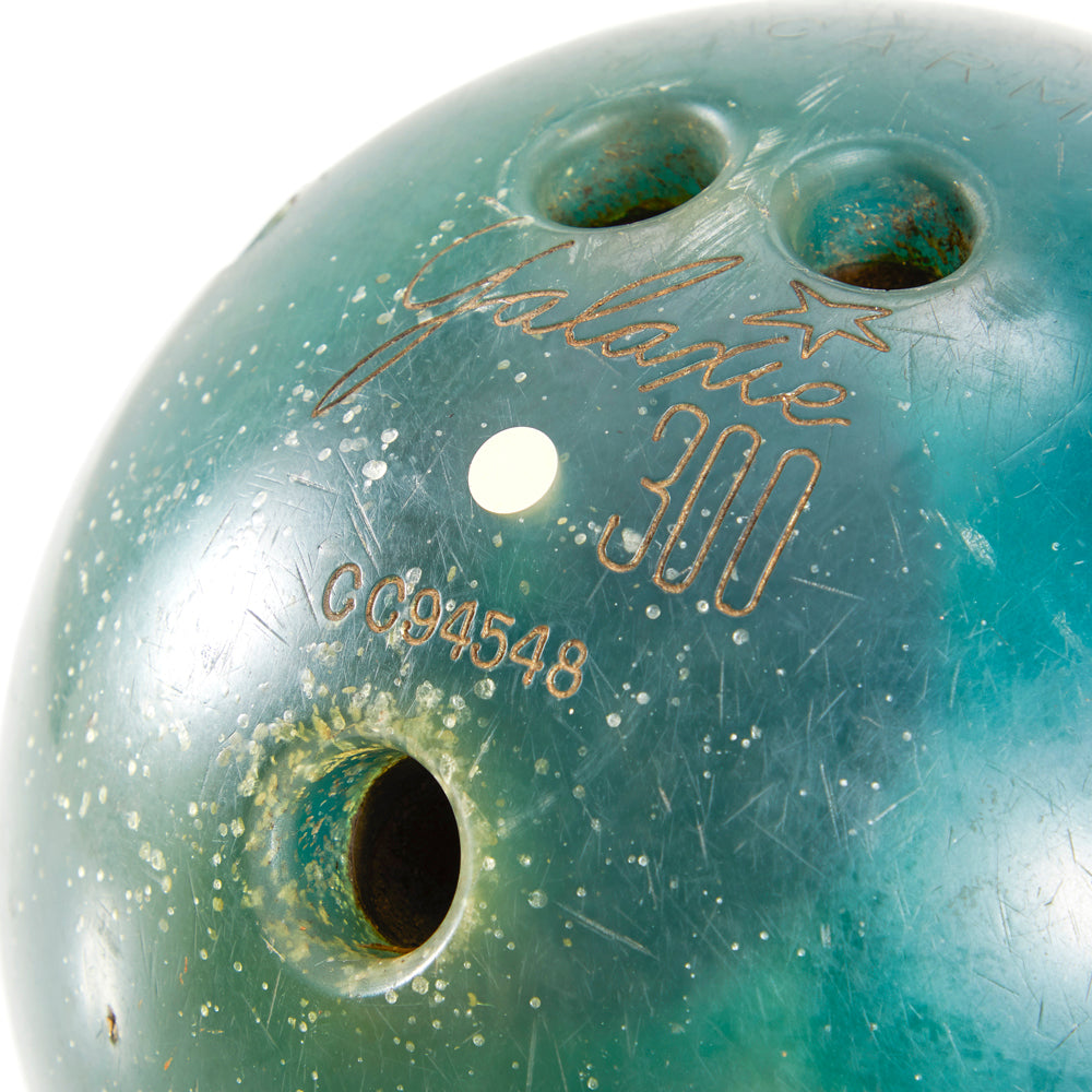 Vintage Green Bowling Ball