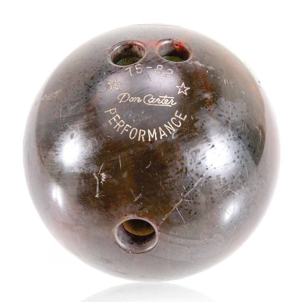 Vintage Brown Bowling Ball
