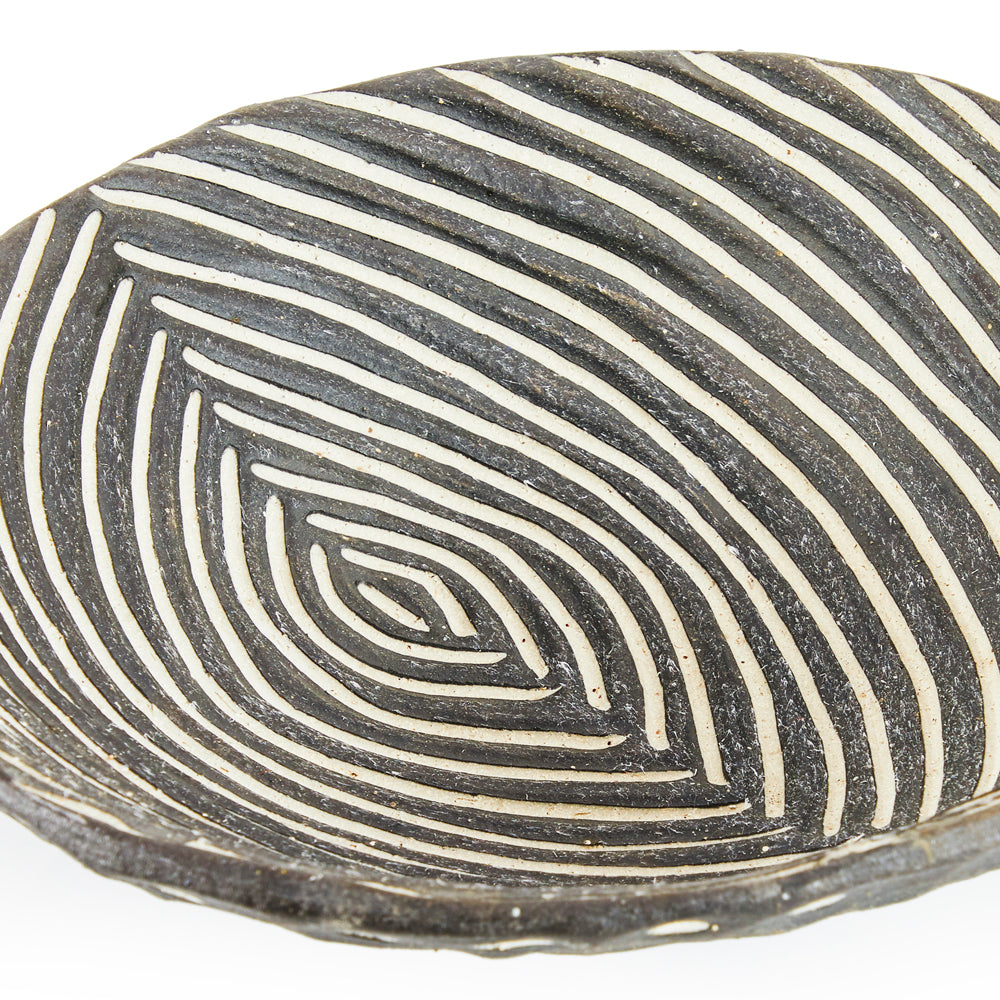 Black and White Zebra Bowl