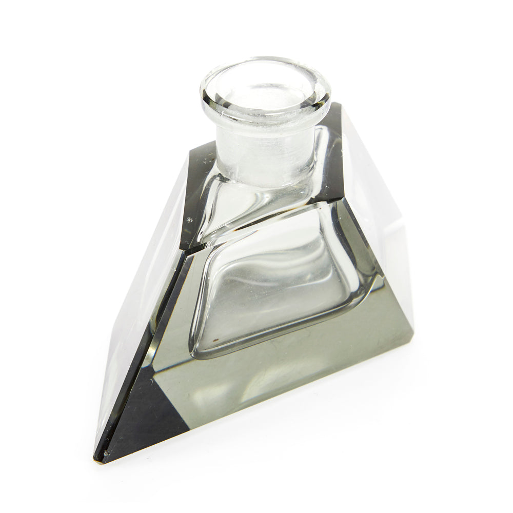 Clear Sharp Crystal Perfume Bottle