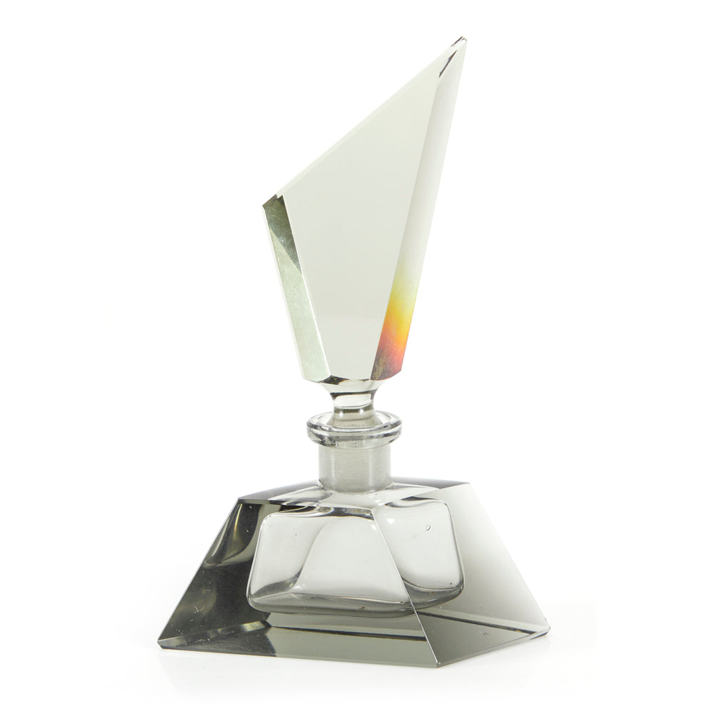 Clear Sharp Crystal Perfume Bottle