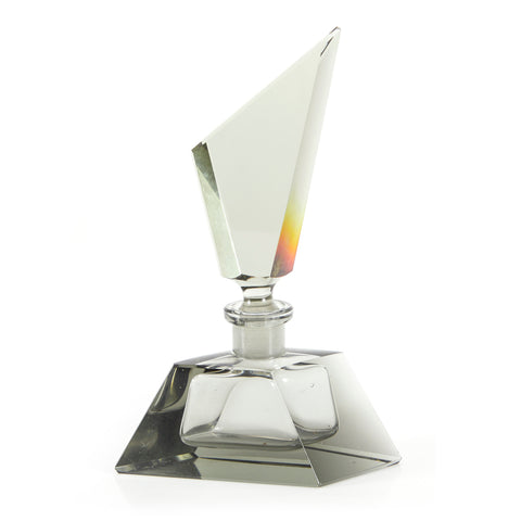 Clear Sharp Crystal Perfume Bottle