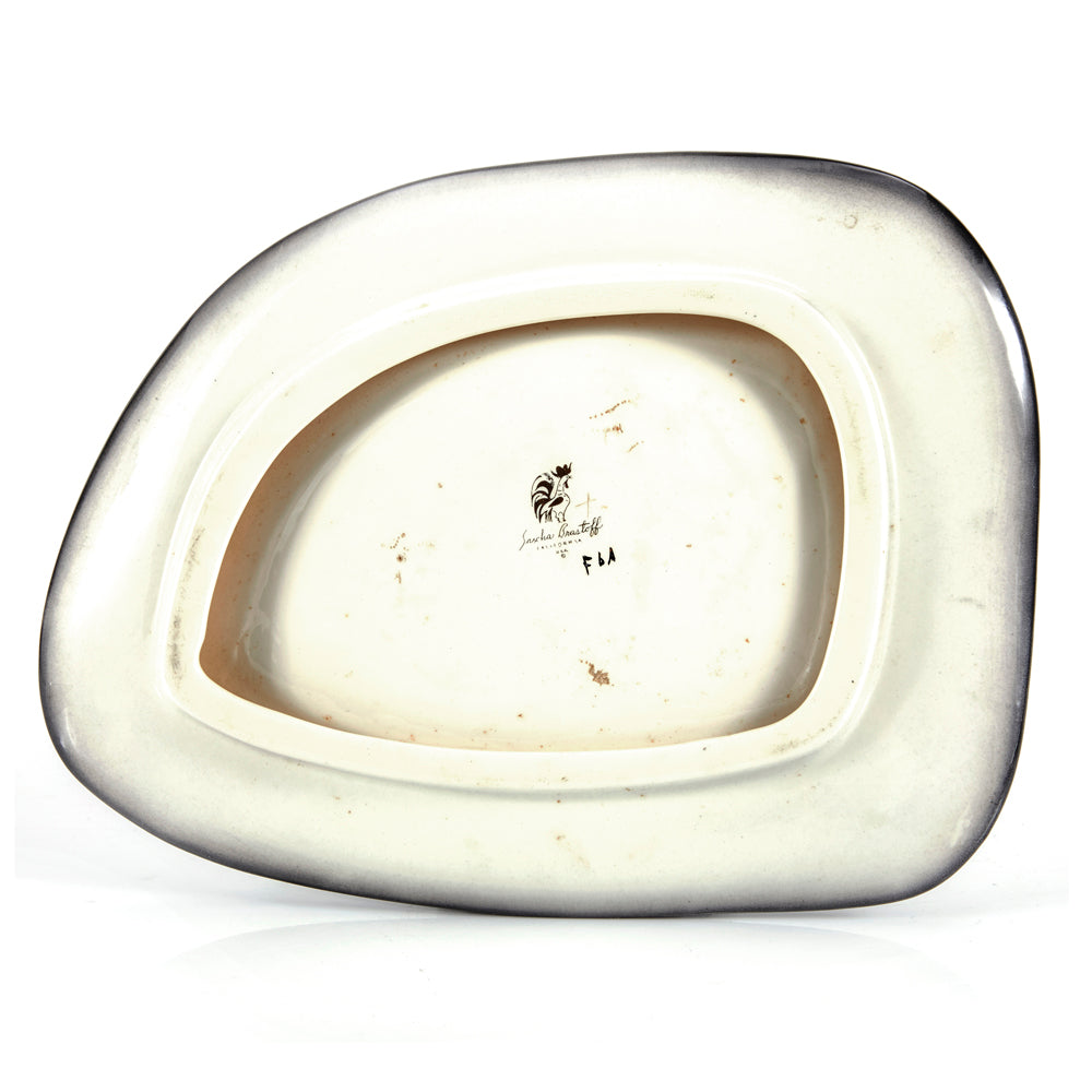 Grey Light Sascha Brastoff 'Jewel Bird' Ashtray