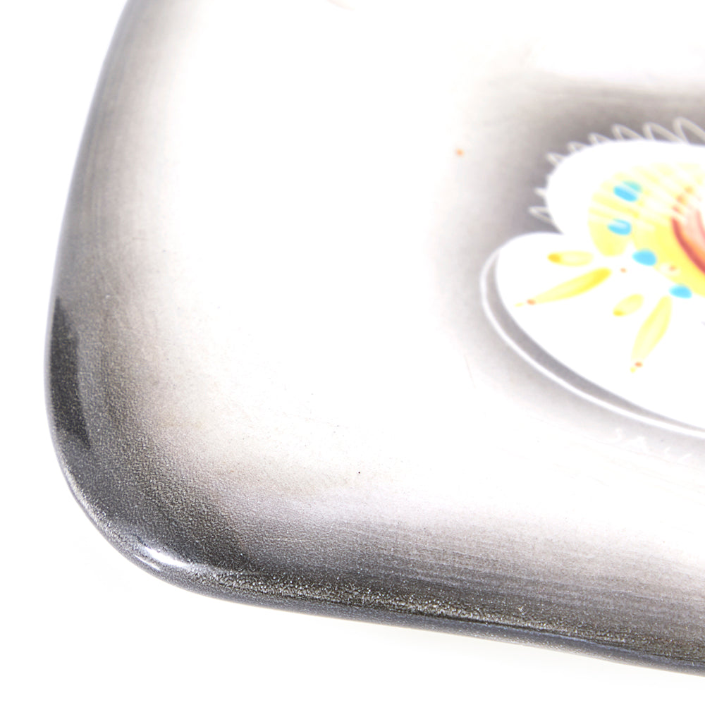 Grey Light Sascha Brastoff 'Jewel Bird' Ashtray