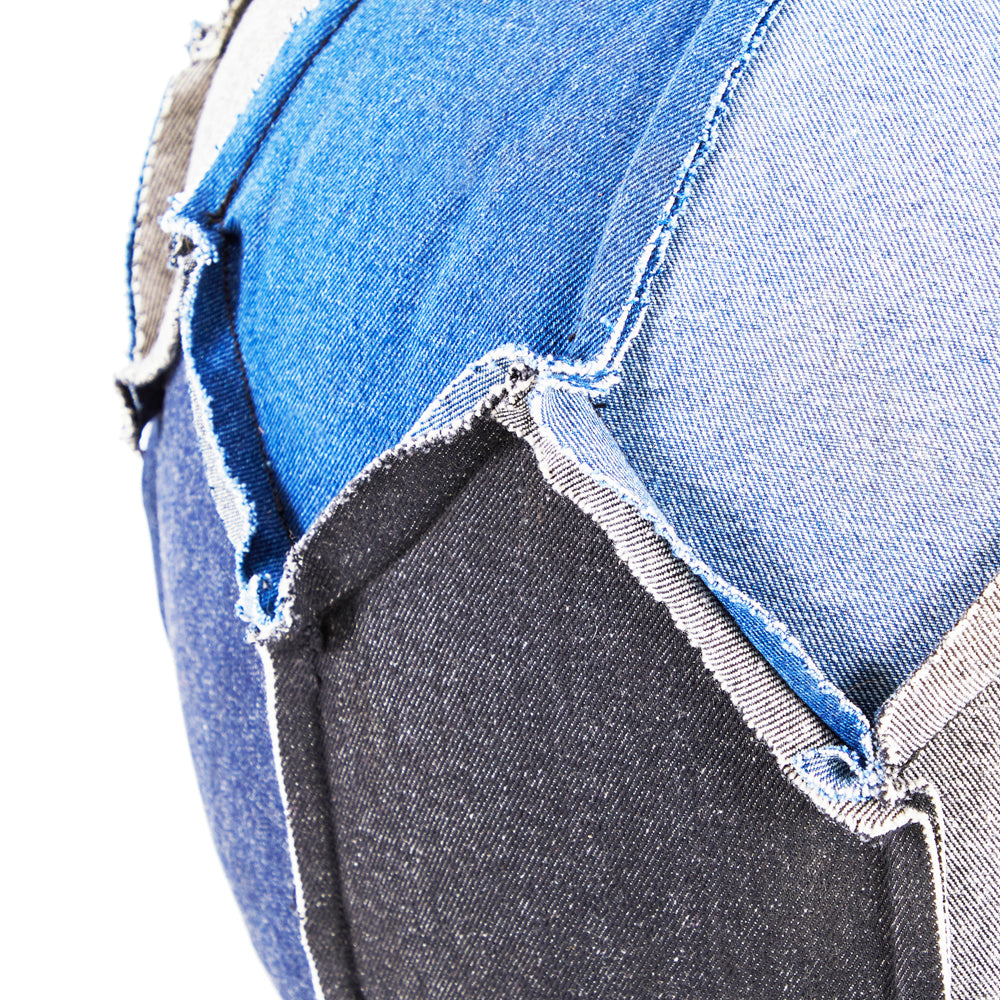 Denim Pouf