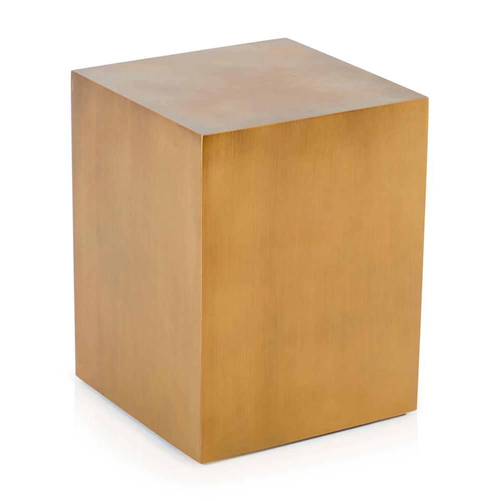 Gold Square Pedestal