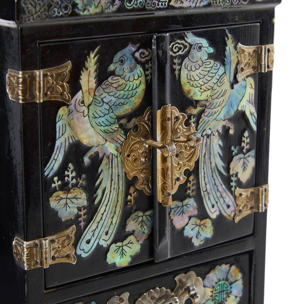Black Armoire Jewelry Box