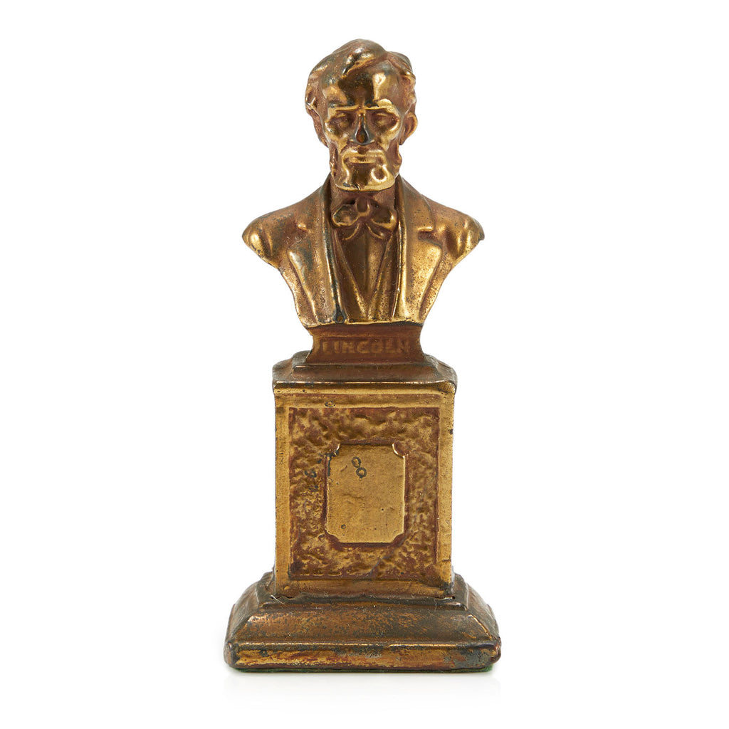 Small Bronze Abraham Lincoln Bust