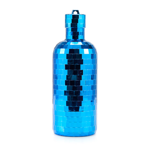 Blue Mirror Tile Bottle Container