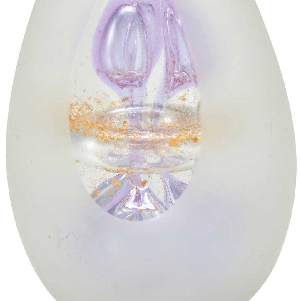 Glass Egg Paperweight