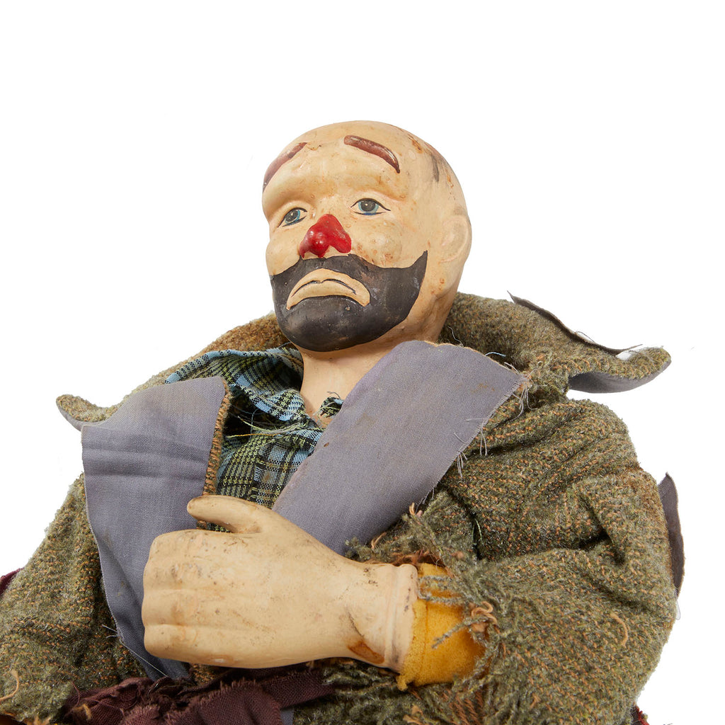 Sad Clown Vintage Sculpture