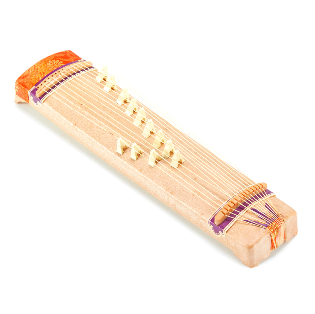 Orange and Purple Painted Wood Table Loom