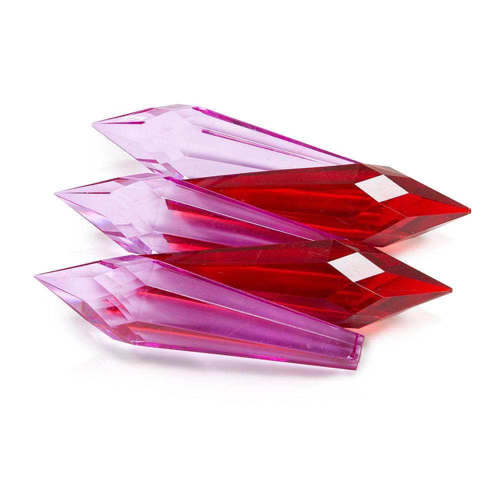 Multi Color Acrylic Gems - Long